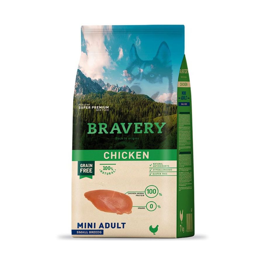 Bravery Mini Adulto Pollo 2 kg