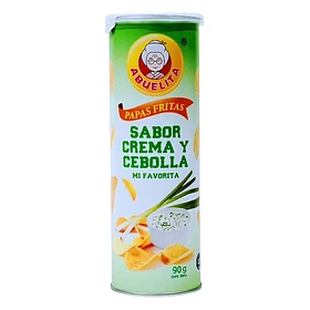 Papas Fritas Sabor Crema y Cebolla Abuelita 90 gr